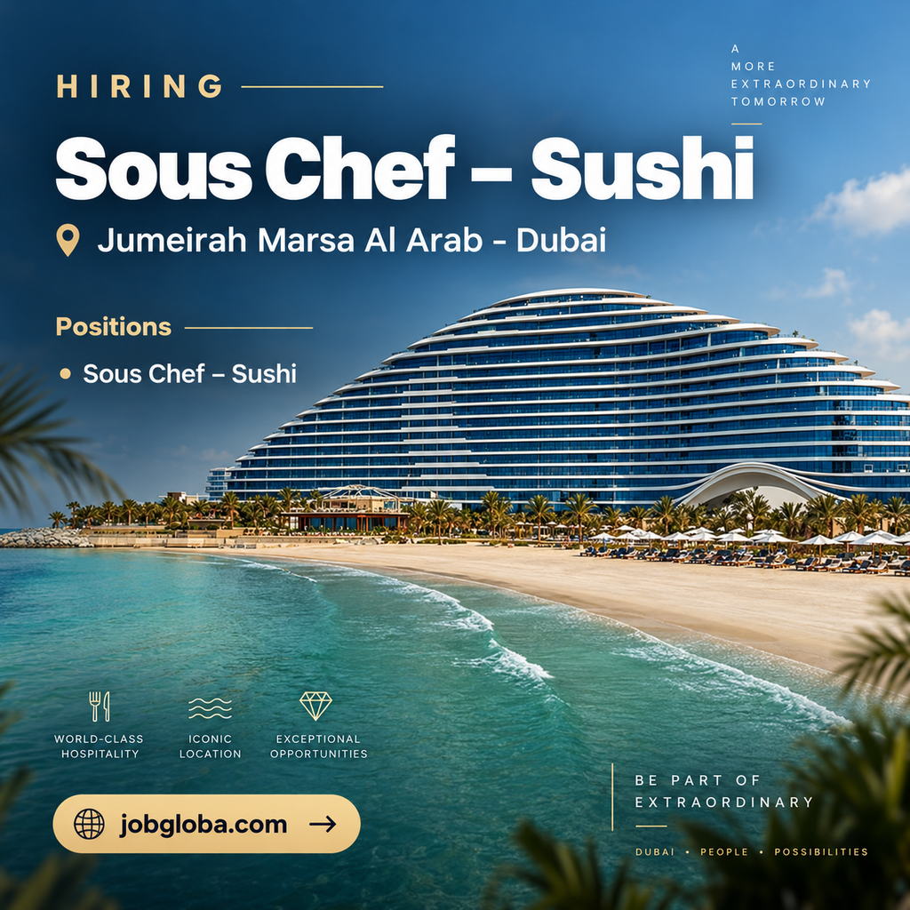 Sous Chef – Sushi Jumeirah Marsa Al Arab Dubai