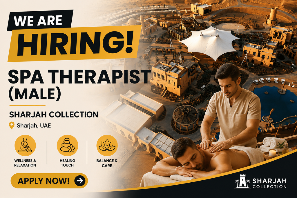 Spa Therapist job in Sharjah Collection Sharjah, UAE