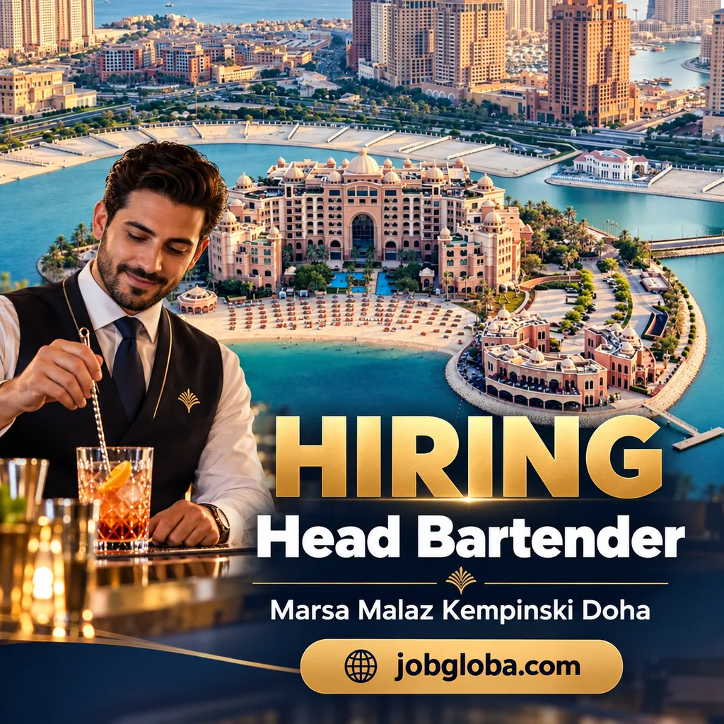 Head Bartender – Marsa Malaz Kempinski Doha