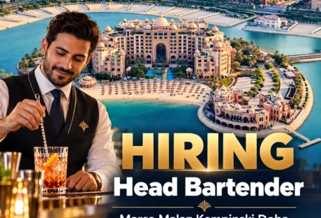 Head Bartender – Marsa Malaz Kempinski Doha