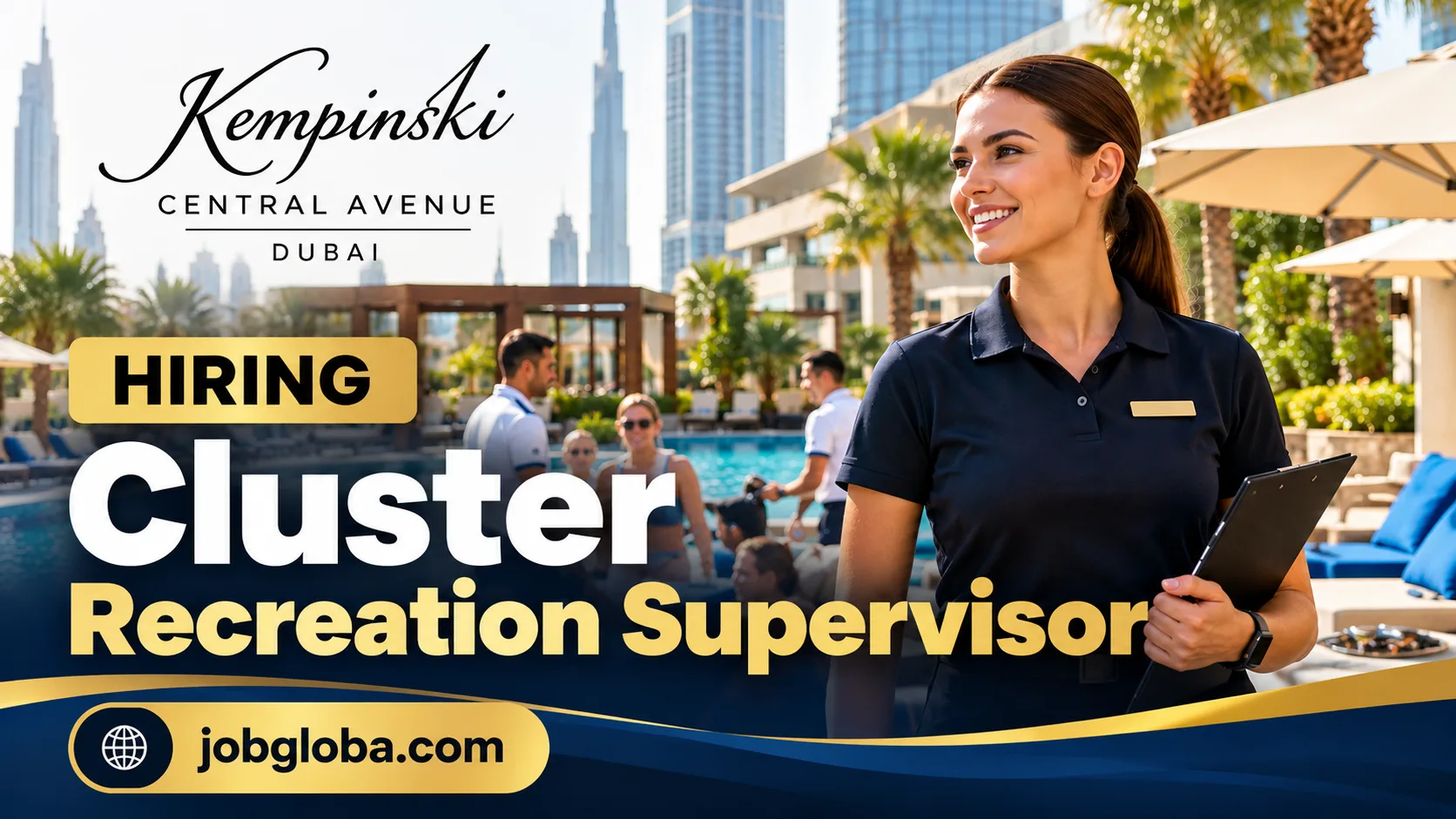 Cluster Recreation Supervisor Jobs in dubai