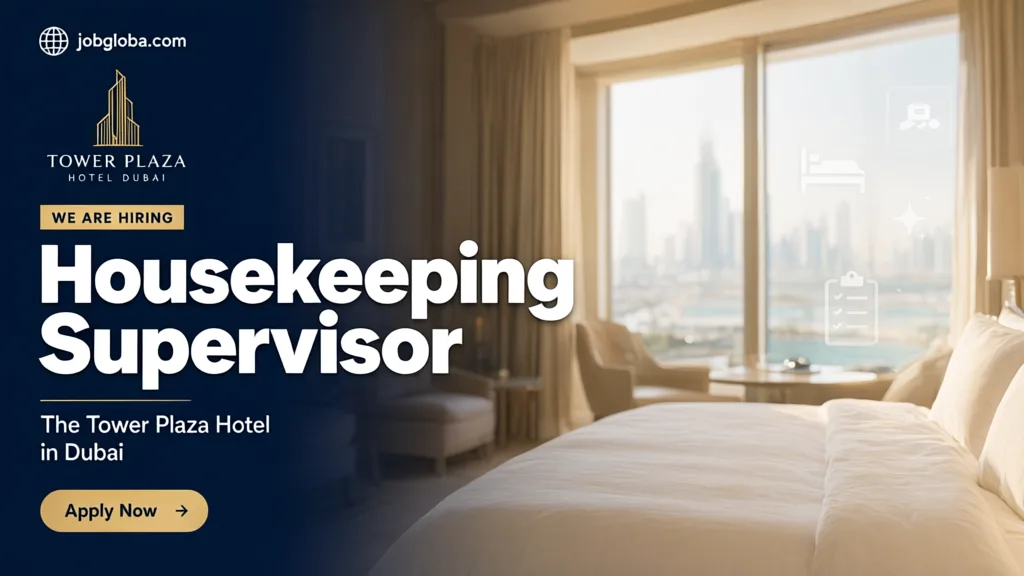 Housekeeping supervisor performing quality inspection in hotel room