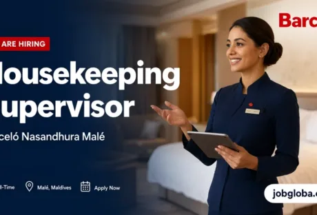 Housekeeping Supervisor inspecting hotel room at Barceló Nasandhura Maldives